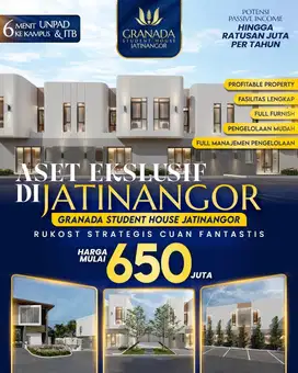 Investasi Aset Properti Kos-Kosan di Granada Student House Jatinangor