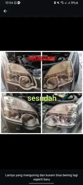 Jasa Poles Lampu mobil