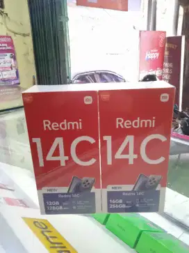 Redy redmi 14C 6/128 NEW Garansi Resmi 15bln