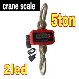 5ton 5000kg 2led timbangan gantung ocs crane scale