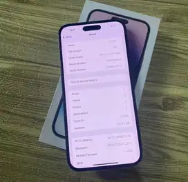 iPhone 14 Pro Max 512GB Garansi Resmi iBox Deep Purple Battery 92%