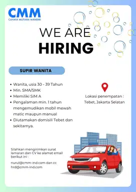Supir Pribadi Wanita