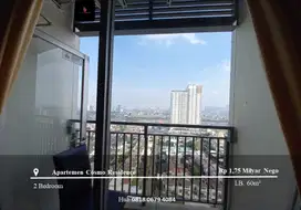 Dijual Apartement Cosmo Residence High Floor 2BR Full Furnished