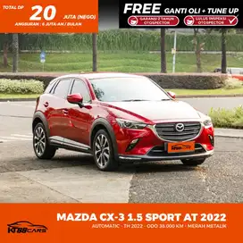 Mazda CX3 Sport 1.5 2022 pemakaiam 2023 matic merah
