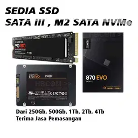Harddisk SSD SATA M2 NVMe internal ekstenal Laptop PC Komputer