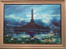 Lukisan Tugu Malang karya tahun '90an