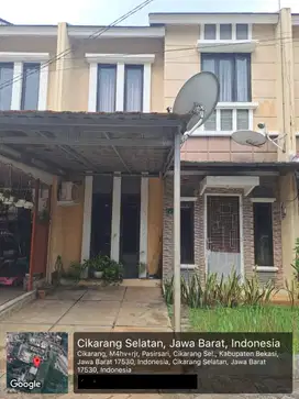 Rumah 2 lantai dekat Gerbang Tol dan Bebas Banjir di Cikarang Selatan