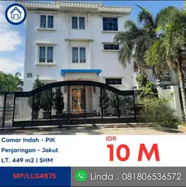 LELANG RUMAH MEWAH DI CLUSTER CAMAR PANTAI INDAH KAPUK JAKARTA UTARA