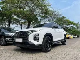 HYUNDAI CRETA PRIME ALPHA EDITION AT 2024 PUTIH DOFF, KM 20RB TERMURAH