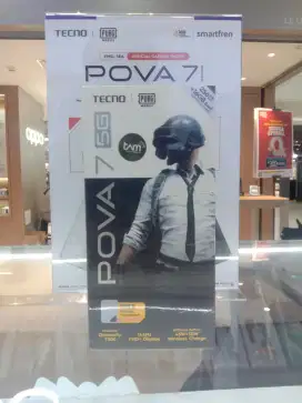 POVA 7 5G BARANG BARU
GARANSI RESMI 13 BULAN
SEGEL FRESH, NO REPACK