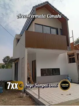 Rumah Baru 2 Lantai di Cluster dekat Borma Permata Cimahi Tanimulya