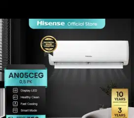 PROMO AC MURAH 1/2 PK HISENSE