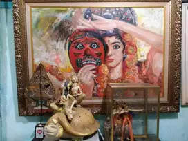 Lukisan Topeng  karya tahun 90'an