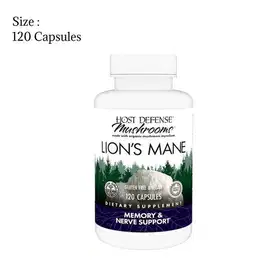 Fungi Perfecti Host Defense Mushrooms Lion's Mane Memory Nerve