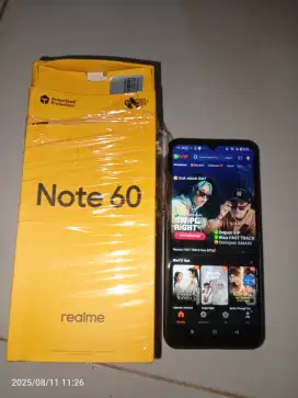 Jual cepat Butuh Hp Second Realme Note 60 Like New