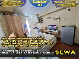 Tinggal Bawa Koper! Sewa Studio Furnished Unit DiatasMall Bassura City