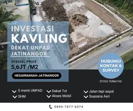 KAVLING JATINANGOR DEKAT UNPAD COCOK UNTUK KOS KOSAN