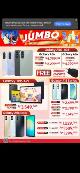 PROMO CICILAN SAMSUNG GALAXY DP MULAI DARI 0%