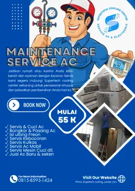 CUCI AC 55K PROMO MERAHPUTIH MAKASSAR