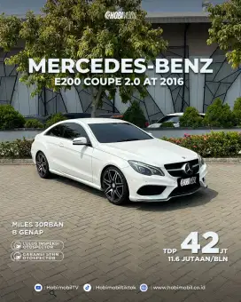 Mercy E200 Coupe 2.0 AT Pmk 2016