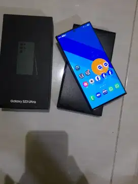 Samsung S23 ultra 12/256 layar pojok bawah retak dikit (bisa tt