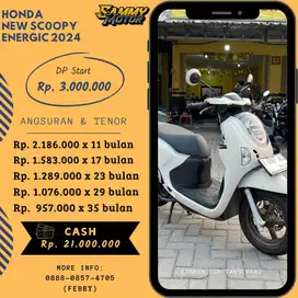 HONDA NEW SCOOPY ENERGIC KEYLESS 2024
