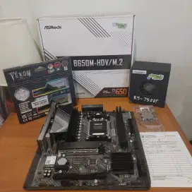 Paketan AM5 AMD Ryzen 5 7500f, B650m HDV M.2 WIFI, 32GB 6000 CL30 DDR5