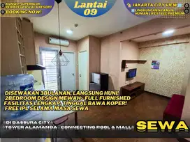 Survey Sekarang! Jarang Ada Sewa 1BR Furnished SuperBesar Bassura City