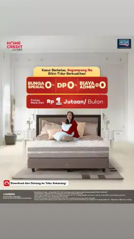 Cicilan Springbed 500k/Bulan