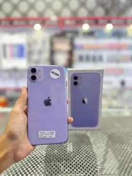 Iphone 11 64gb fullset, garansi internasional bea cukai