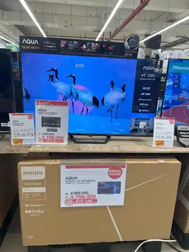 Promo Kemerdekaan TV 43 google AQTS80EUX Aqua