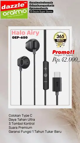 Headset Oraimo OEP-650