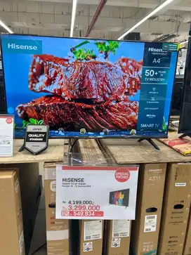 Promo kemerdekaan 43 SMART e4H Hisense