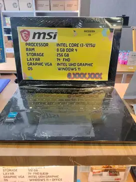 Laptop MSI core 13