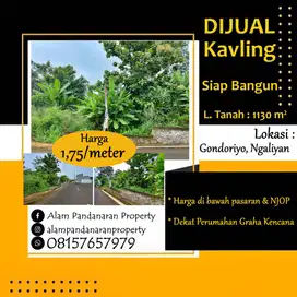 DJUAL Murah BU Kavling Siap Bangun Semarang Kota Dibawah Harga Pasaran