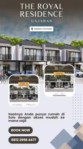 SAATNYA PUNYA RUMAH DI SOLO DENGAN AKSES MUDAH KE MANA SAJA