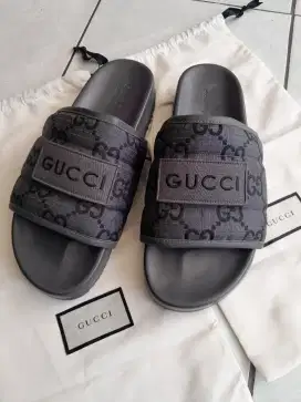 Sandal Gucci Italy Slop Color Gray original