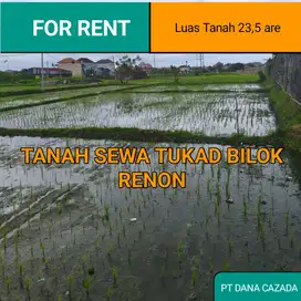 SEWA TANAH TUKAD BILOK RENON 23,5 ARE