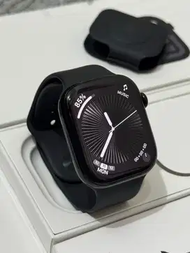 Apple Watch Series 10 46mm Jet Black Fullset Garansi On (Nov 2025)