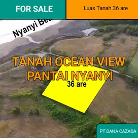 TANAH OCEAN VIEW PANTAI NYANYI 36 ARE