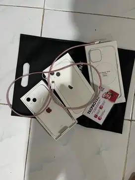 Iphone 13 128gb ibox wrn putih pemakaian cwe