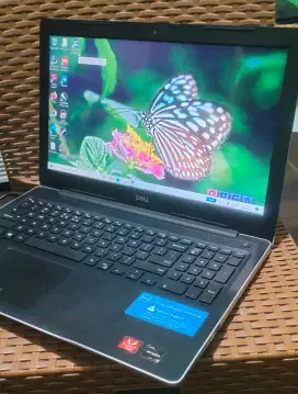 laptop Dell AMD RYZEN 3-2200U RAM 8GB SSD 256GB VGA VEGA 3 layar 15in