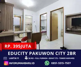 EDUCITY 2BEDROOM‼️ Apartemen Pakuwon City Full Furnish dekat ITS