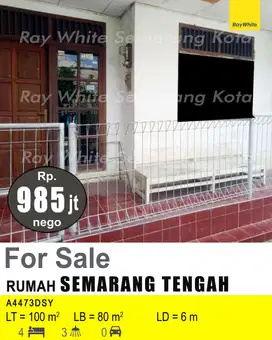 DIJUAL RUMAH DI SEMARANG TENGAH A4473