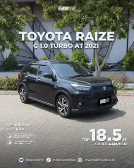 Raize G 1.0 Turbo AT Thn 2021