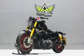 Harley davidson sportster48 cakep modif hedon siap pakai