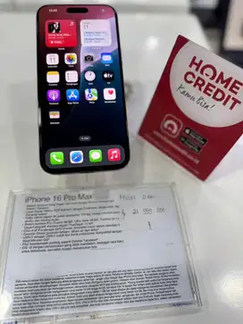 Iphone 16 promax 256GB promo cicilan mulai 1.3jtan/ bulan syarat KTP