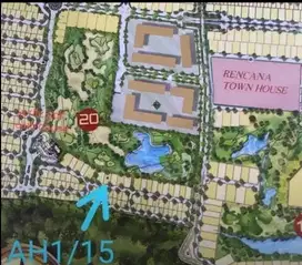 Dijual Tanah kavling Pakuwon Indah grand embassy view long golf