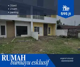 DI JUAL RUMAH MURAH BUMIAYU 2 LANTAI SEHARGA 1 LANTAI