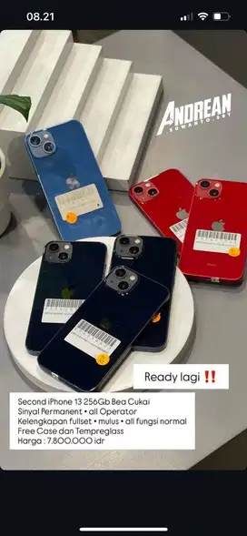 Iphone 13 256gb beacukai